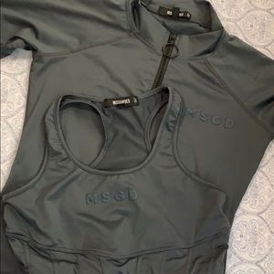 MissGuided matching Jacket and Sports Bra